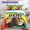 Bob Marley Quilt Cover Set Suitable for Living Room Machine Washable Perfect Gift for Friends Family