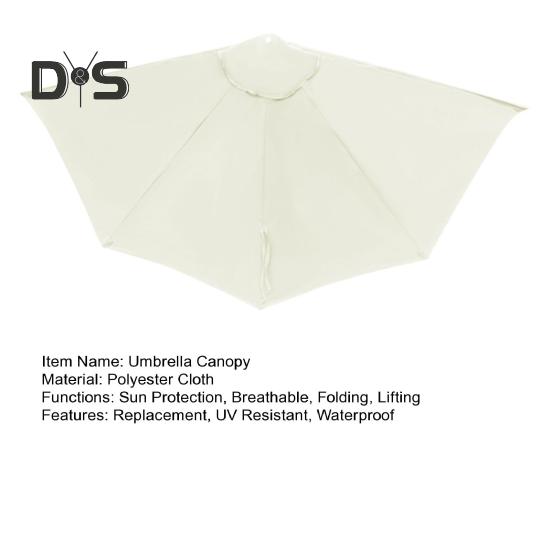 270 см полузонт сменный тент защита от ультрафиолета открытый сад патио задний двор зонтик рынок настольный зонт сменный тканевый чехол