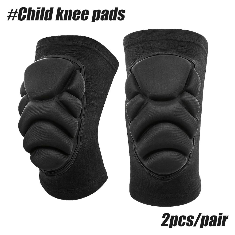 Наколенники и налокотники для детей, компрессионные рукава с сотовой структурой, защитные накладки, спортивная защитная экипировка для баскетбола, футбола, велоспорта