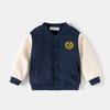Boys Baseball Jacket Knitted Cardigan Spring and Autumn New Autumn Children's Clothing Baby Children's Autumn Clothing