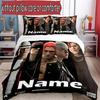 3pcs Duvet Cover Set (1*Duvet Cover + 2*Pillowcase, Without Core), Custom Name BIGBANG Pattern Bedding Set, Home Bedroom Decor Gift