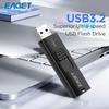2 шт. портативный USB 3.2 флэш-накопитель выдвижной сдвижной крышкой флэш-накопители высокоскоростной накопитель данных для ПК и ноутбуков
