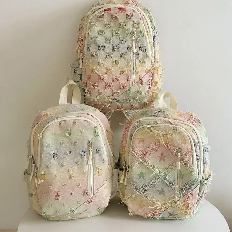 Женский дорожный рюкзак с нишевым маленьким рюкзаком интернет-знаменитость постепенное изменение оригинальной моды