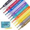 Acrylic Markers - Set of 12 - Fine Tip - Multicolor - Permanent