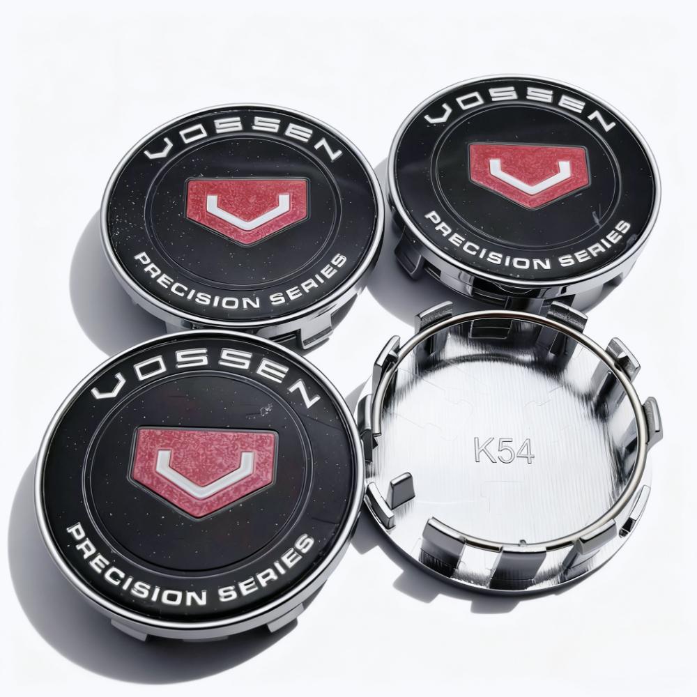 4pcs VOSSEN Logo Emblem Badge Car Wheel Center Caps O.D 54MM 50MM Wheels Hub Cap Rim Hubcaps Dust Cover Replace Car Accessories
