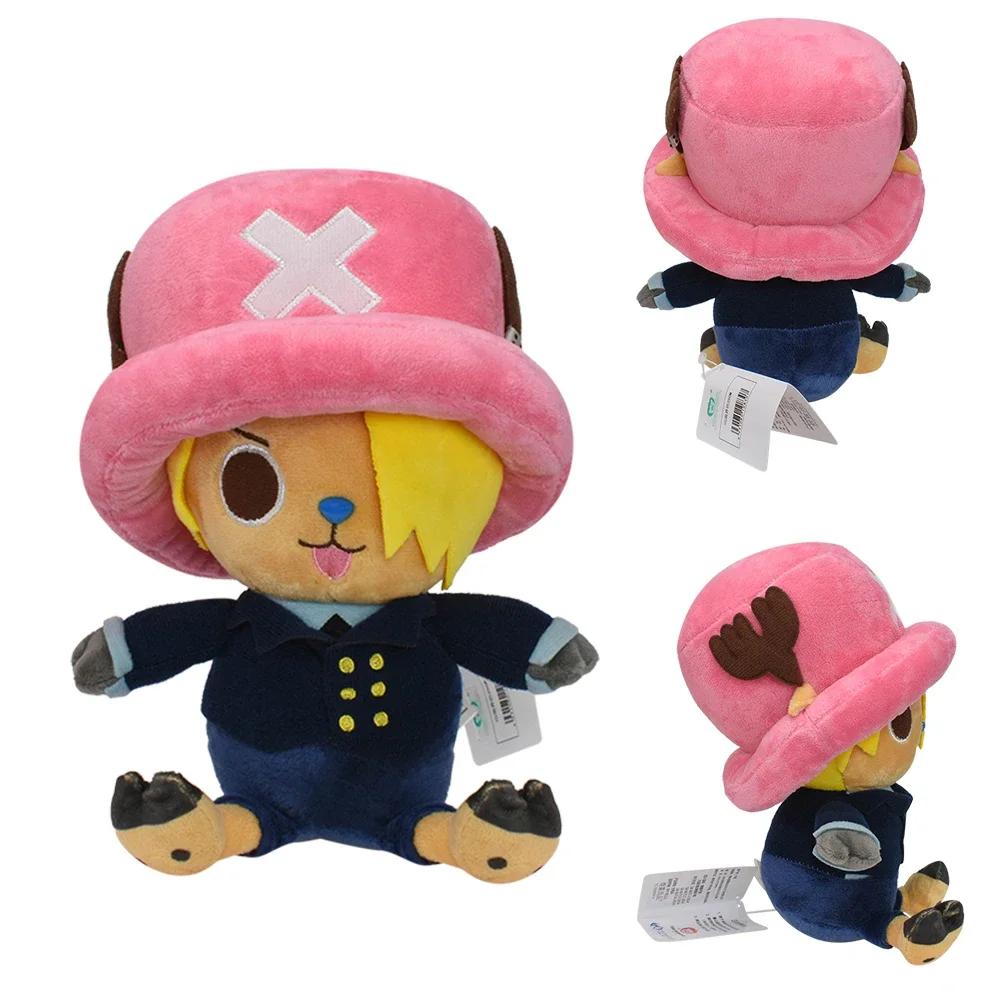 One Piece Original Plush Toy Luffy Chopper Ace Roronoa Zoro Cartoon Anime Cute 8 Inch Stuffed Doll for Kids Xmas Gifts 20CM