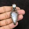 Dendrite Opal Gemstone Copper Wire Wrapped Pendant Designer Jewelry Handmade Pendant Rainbow Moonstone Jewelry Gift For Him Gift For Mother