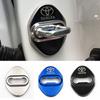 Защитная накладка на замок двери автомобиля для camry chr corolla rav4 yaris prius наклейка аксессуары из нержавеющей стали стайлинг автомобиля