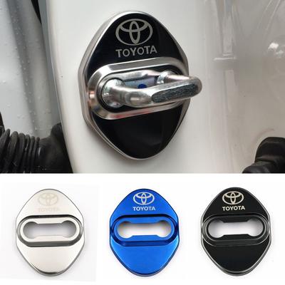 AAAO1 Защитная накладка на замок двери автомобиля для camry chr corolla rav4 yaris prius наклейка аксессуары из нержавеющей стали стайлинг автомобиля