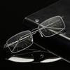 Anti Blue Light Blocking Ultralight Metal Titanium Memory Frame Progressive Multi Focus Designer Reading Glasses for Men Women