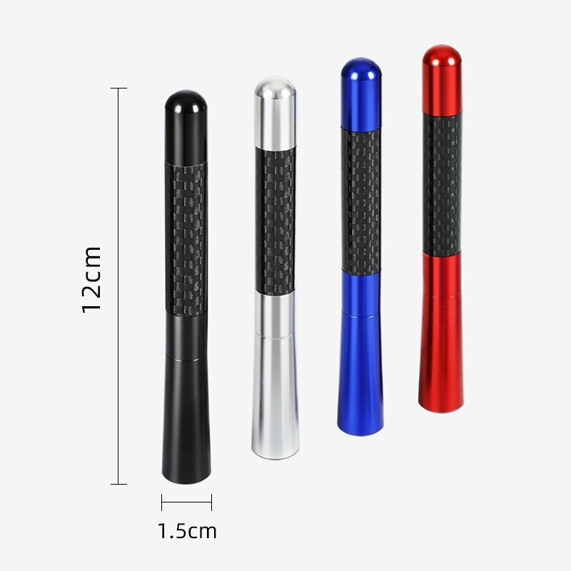 efg1 CZTX-VW New 12cm Carbon Fiber Car Radio Antenna For Volkswagen GOLF 5 Polo Golf 6 Golf 7 Accessories Sticker
