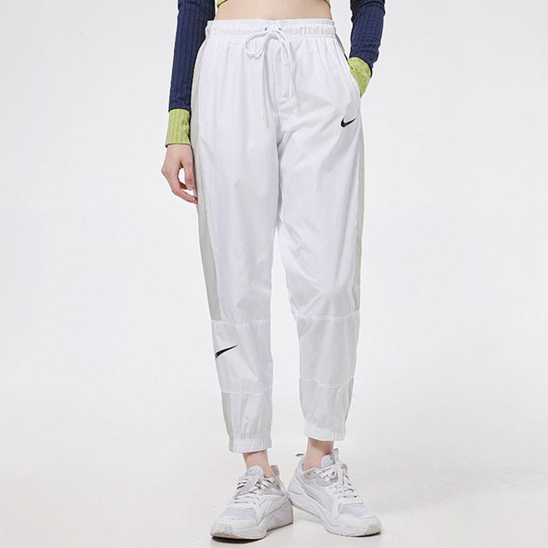Nike Спортивные штаны женские Statement, тканые, белые DC0041-100