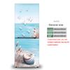 28 Styles For Choice Beach Scenery Refrigerator Sticker Peel and Stick Waterproof Double Door Freezer Cupboard Decor Art Mural
