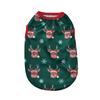 Christmas Pet Clothes Deer Snowman Print Dog Vest Coat Holiday Cute Puppy Costume For Small Medium Dogs Cats Yorkshire Chihuahua