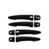Bright black Front Car Door Handles Cover Trim 8pcs For Nissan Rogue -