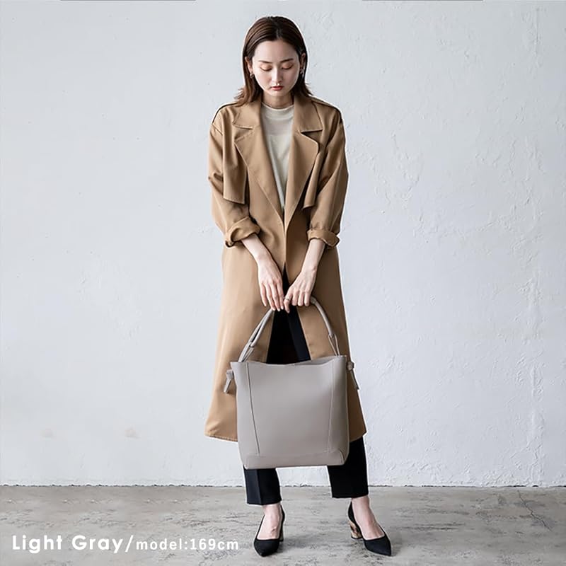 [VITAFELICE] Vita Felice one handle tote bag ladies inb-10143p (light gray)