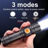 Мини многофункциональный фонарик USB перезаряжаемый портативный фонарь 500 м водонепроницаемый уличный рабочий фонарь для кемпинга и рыбалки