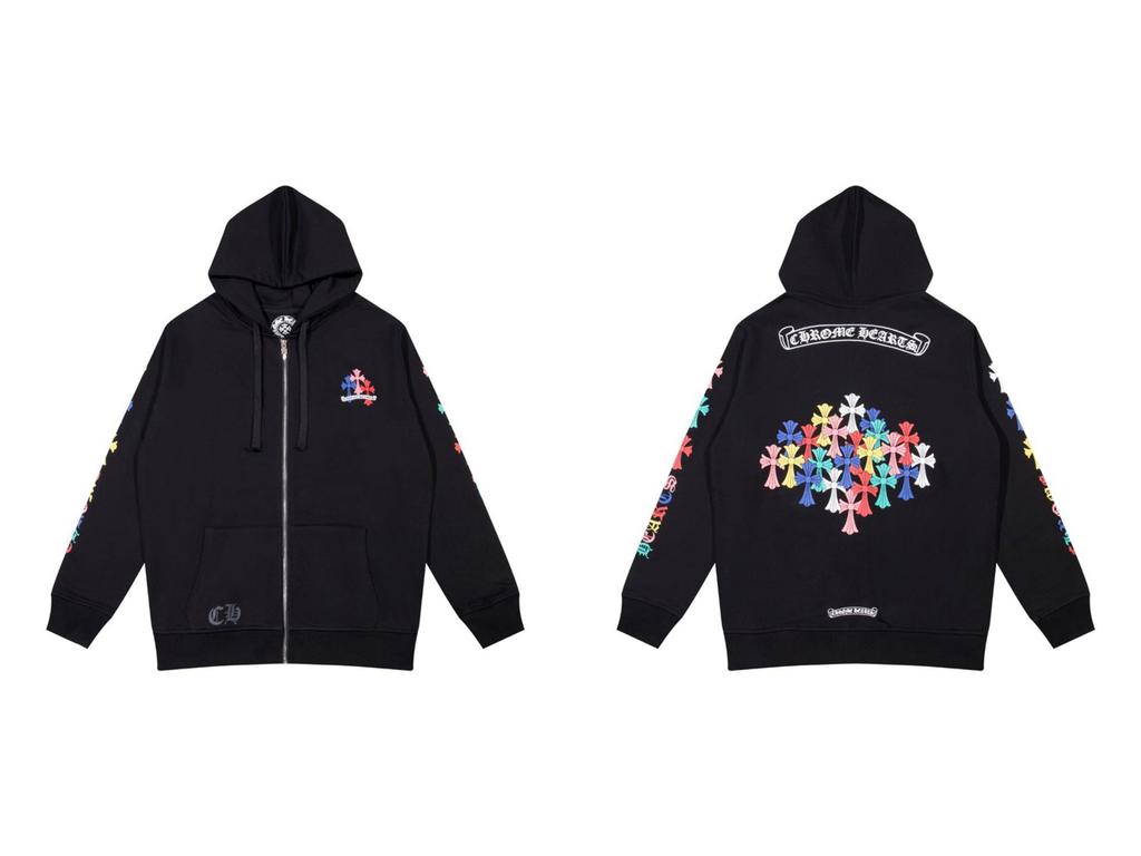 Худи с вышивкой Крест Подкова для мужчин и женщин - Осенняя одежда