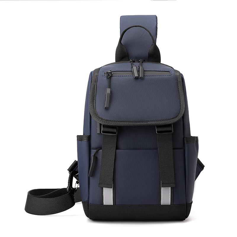 Нагрудная сумка мужская большая вместительная сумка через плечо для поездок на работу