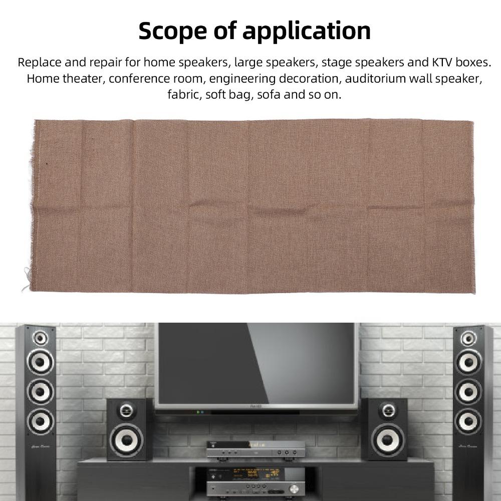 150x50cm Speaker Grill Fabric Retro Style Speaker Covers Home Theater