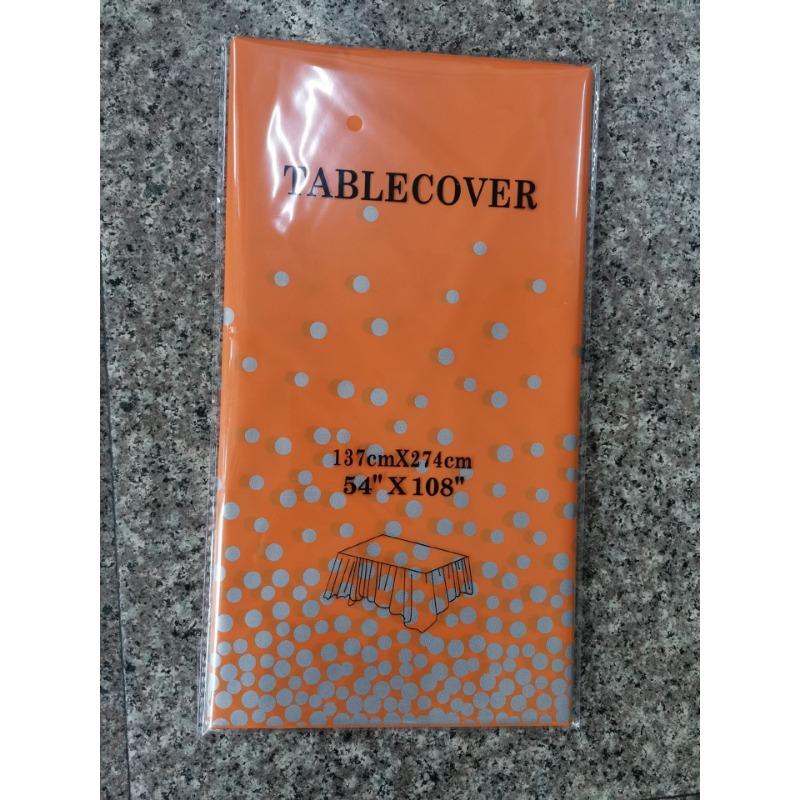 Polka Dot Party Tablecloth PEVA Waterproof and Oil-proof Disposable Party Tablecloth Party Tablecloth