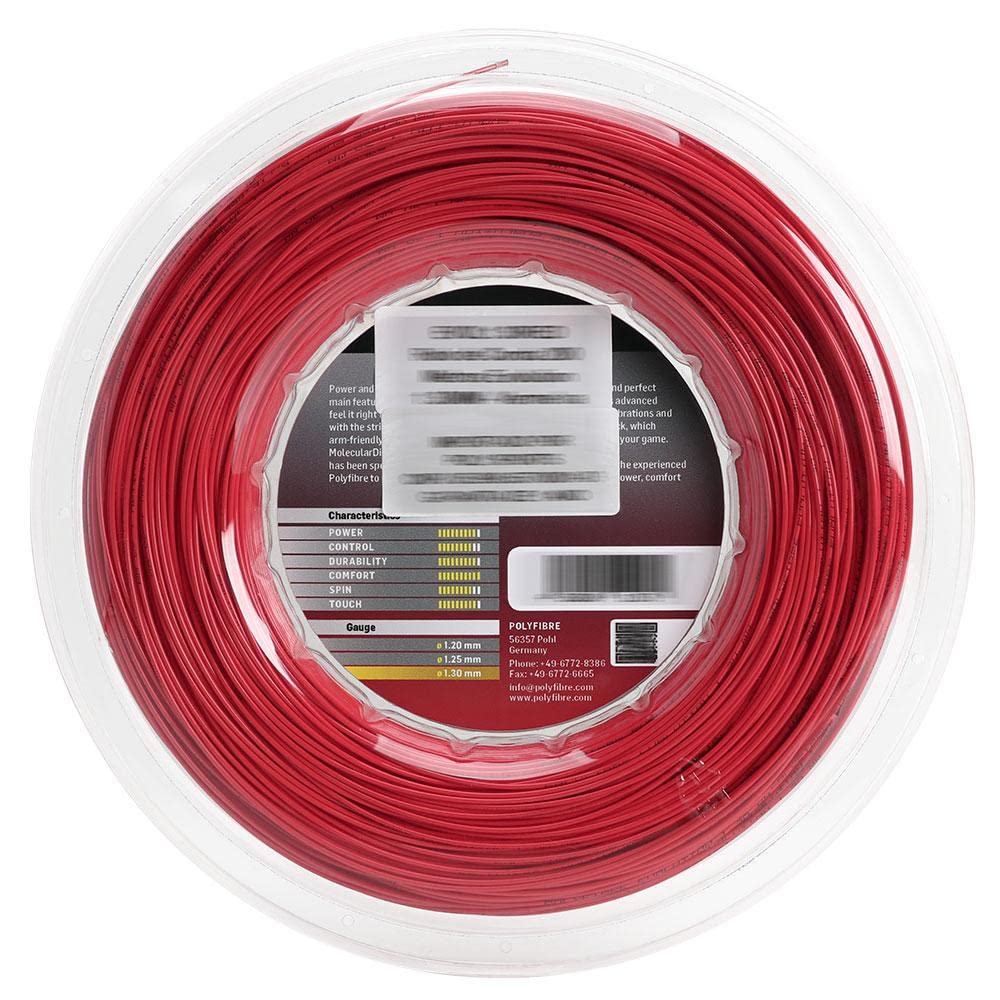 Теннисная полиэстеровая струна Polyfiber Evolution 200м ролик калибр 1.30мм