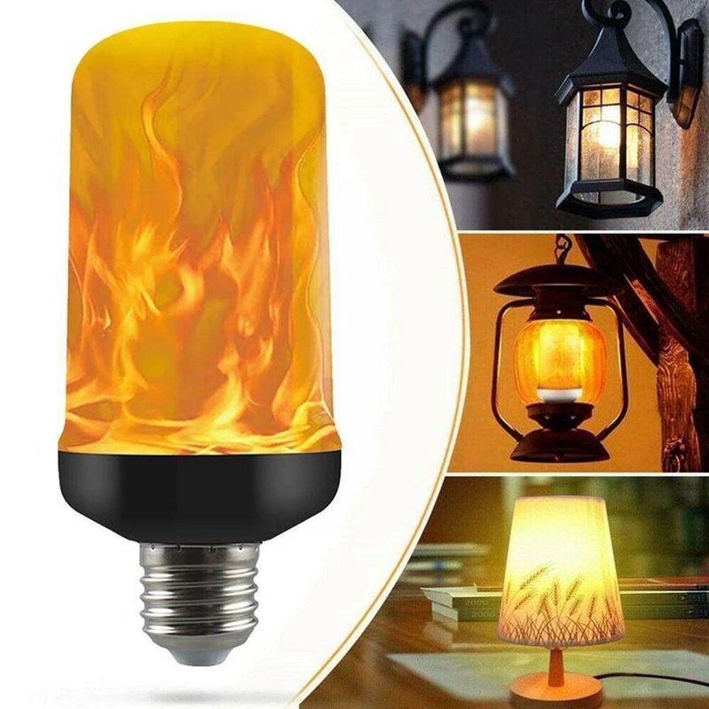Festival Party Garden Decor Night Light Simulation Fire Lights Effect Light Bulb LED Flame Lamp