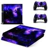 VAORLO Galaxy Star Vinyl Skin Sticker Protector For PS4 Console+1PCS Controller Skin Cover