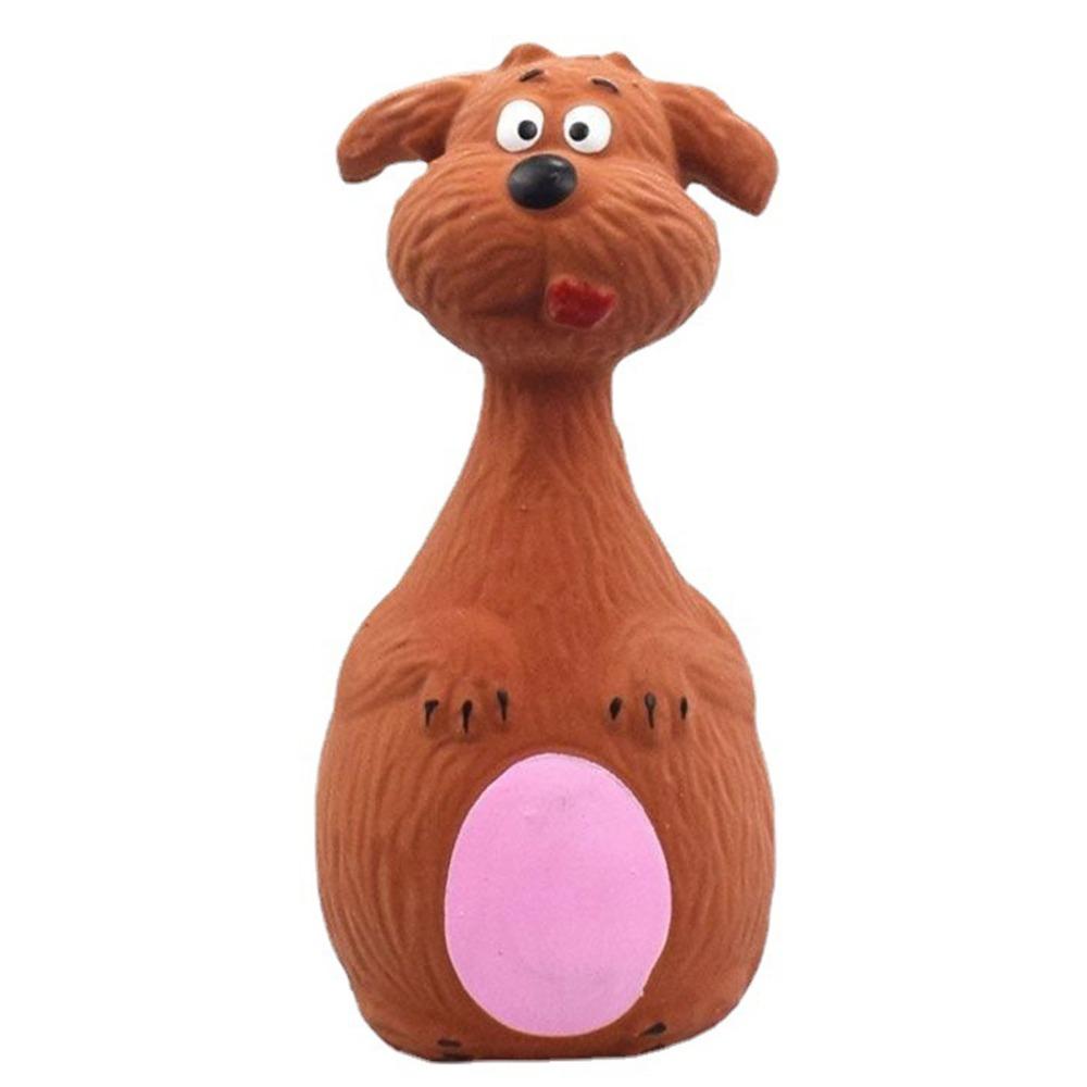 Bite Tough Squeaky Chew Toy Natural Latex Interactive Dog Play Toy  Indoor Entertainment