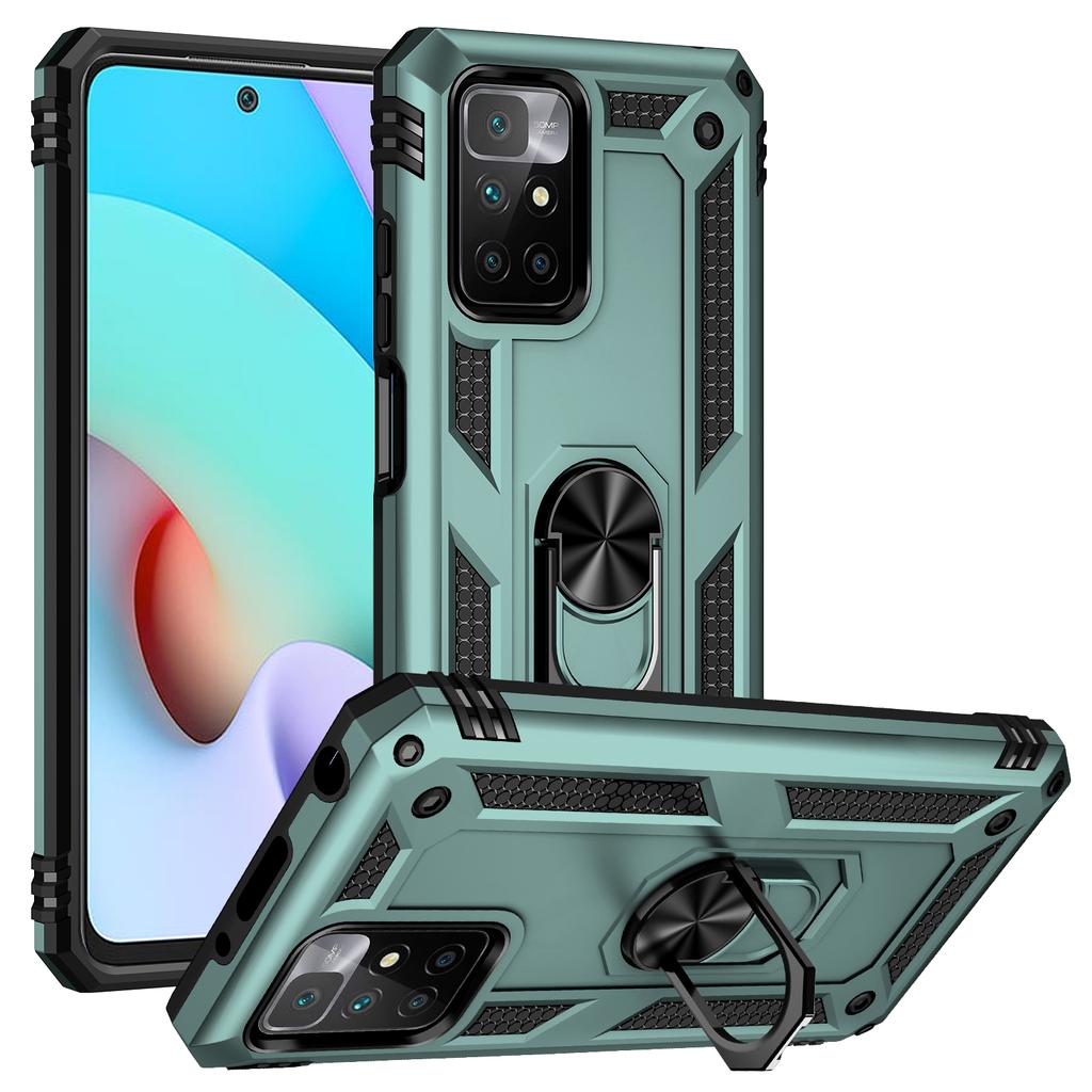 Противоударный чехол для Redmi 10 Чехол Redmi 10 Prime Ring Holder Phone Case For Redmi 10 Prime Redmi10 10Prime Funda Coque Capa