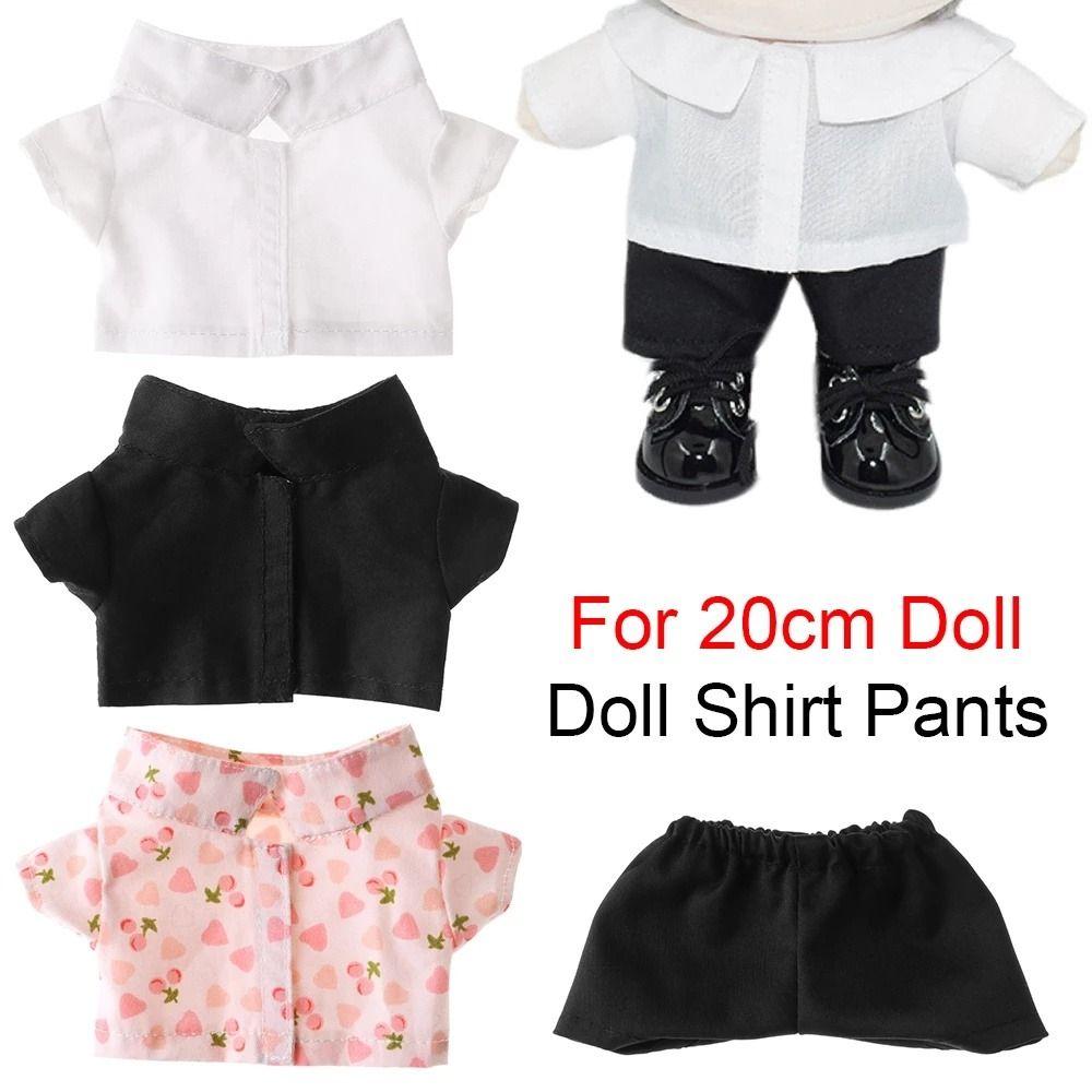 Kids Gift T-shirt Stuffed Doll Clothes Doll Clothes Doll Pants Doll Shirt Doll Plush Clothing