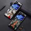 Жесткий чехол-накладка для Samsung Galaxy ZFlip5 ZFlip3 ZFlip7 FE ZFlip4 ZFlip6 Z Flip 7 6 5 4 3 One Piece Комиксы Луффи