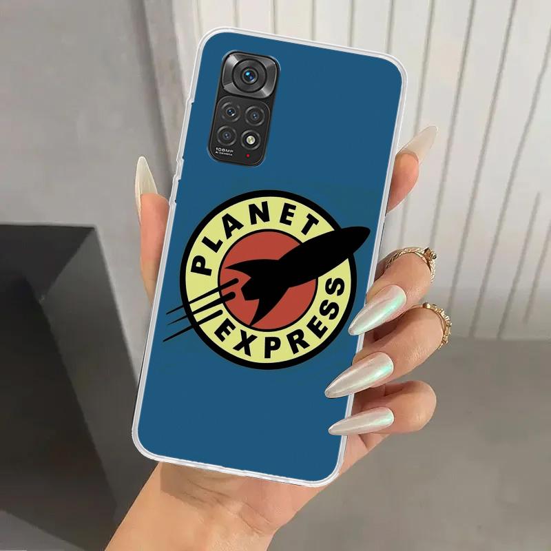 Чехол для телефона Futurama Planet Express для Xiaomi Redmi Note 15 14 14S 13 12S 12 Pro 11S 11 Plus 11T 11E 10S Мягкий чехол с принтом