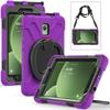 360 Rotating Kids Case Universal for Samsung Galaxy Tab Active 5 3 SM-X300 X306B SM-T570 575 8" Armor Stand Cover Shoulder Strap