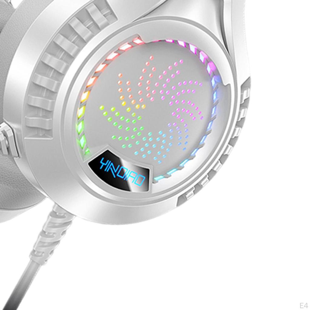 Игровые наушники с микрофоном, полноразмерные, с шумоподавлением, для ПК, ноутбука, класса, с 3D