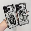 Чехол для телефона Funda Case для Apple iPhone 17 Pro Max 15 16 17 XS XR 14 12 Plus 11 Air 13 Этот рисунок - мое сердце