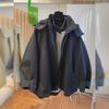 "2024 Women's Oversized British-Style Hooded Windbreaker Cloak for Spring and Autumn"