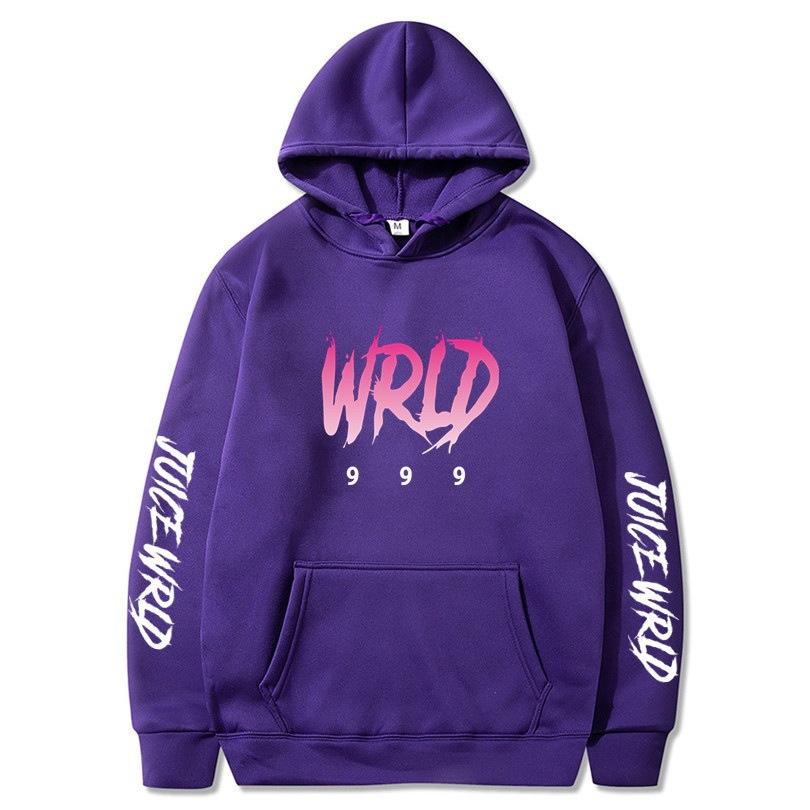 Новый горячий свитер singer juice wrld принт уличный популярный мужской и женский осенне-зимний худи
