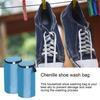 Shoe Washing Bag Convenient Tear-resistant Shoe Laundry Bag Strong Zippers Shoe Cleaning Bag for Home