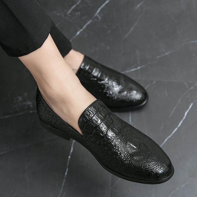 Мужские туфли-лоферы кофейные туфли в стиле ретро для танцев деловые кожаные свадебные платья выпускные блейзеры смокинги удобные туфли для вечеринок для мужчин большой размер