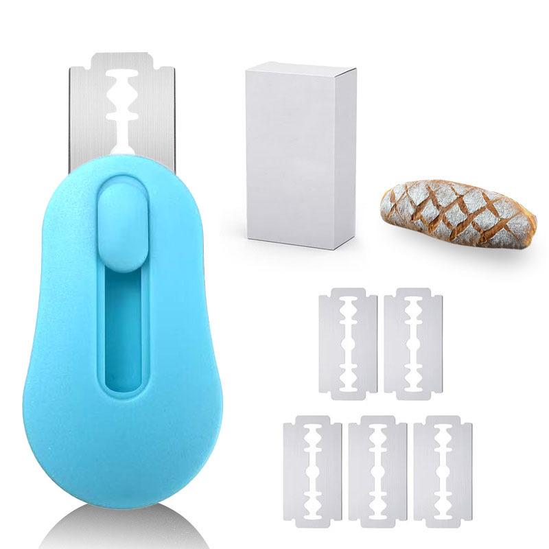 Bread Scoring Blade Set Lame Dough Sourdough Scribing Tool With 5 Replacement Blades Bread Knife Household Kitchen Cutter Tools