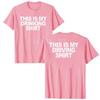 This Is My Drinking Shirt and Driving Shirts Funny Quotes T-Shirt Letters Printed Sayings Graphic Tee Tops Short Sleeve Blouses
