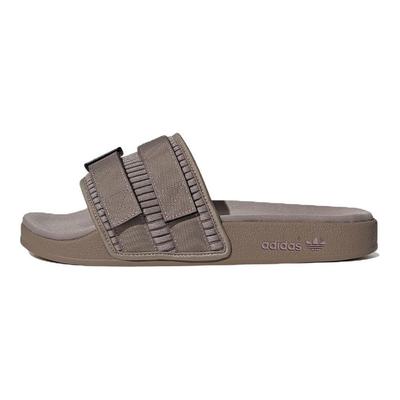 Кроссовки унисекс Adilette 2.0 Slide Pride Коричневые мелово-коричневые Magic-Mauve HQ1196