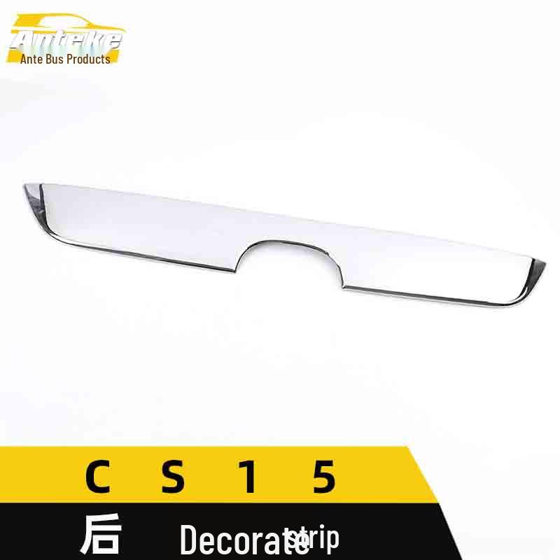 CS15 Rear Trim Decoration: Electroplated Anti-Scratch Trunk Strip Accessory