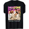 Официальная футболка Boyzone с логотипом и фото участников, винтаж 90-х - Дизайн "Спасибо и Спокойной ночи", Свободная футболка с коротким рукавом для, Подарок с мерчем Boyzone