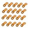 20Pcs Rope Tensioner Aluminum Alloy Slip Resistant Dual Holes Rugged Cord Adjuster for Camping
