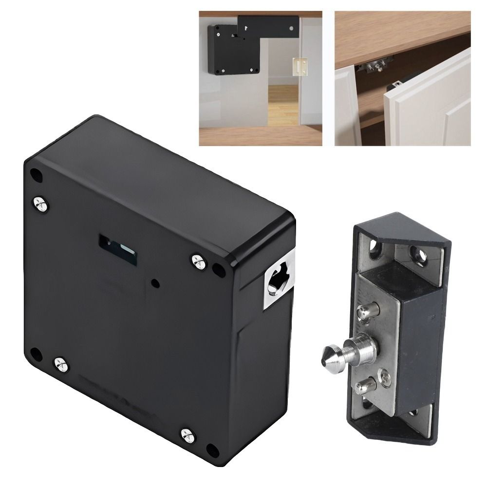 Invisible Electronic Cabinet Lock ABS Smart Cabinet Lock Safety Drawer Lock Pantry