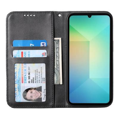 Чехол для Samsung Galaxy A06 4G из ПУ кожи с текстурой теленка и кошельком