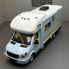 1/32 Масштаб Camper RV игрушки для дома на колесах, литой под давлением металлический автомобиль для отдыха ролевые игры откатная модель автомобильные двери и тент открытый свет звук для мальчиков и девочек