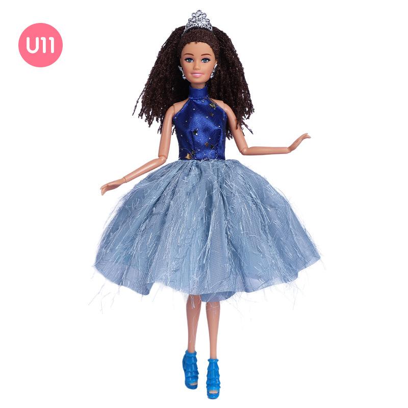 Кукла Барби 30 см с грязными косичками, европейская и американская личность, многосуставной подвижный целый комплект упакованной кукольной кружевной одежды